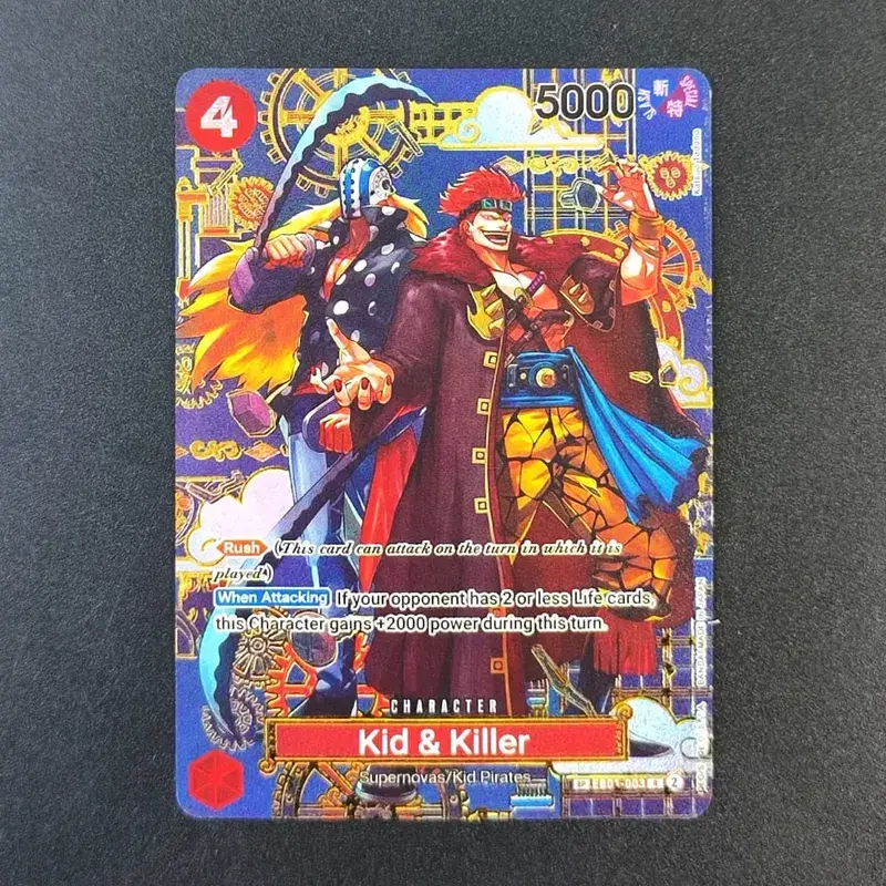 Diy One Piece Op14 Sp Card The Azure Sea Seven Hancock Perona Mihawk Sengoku Kid Killer Sugar English Collection Tcg Anime Card
