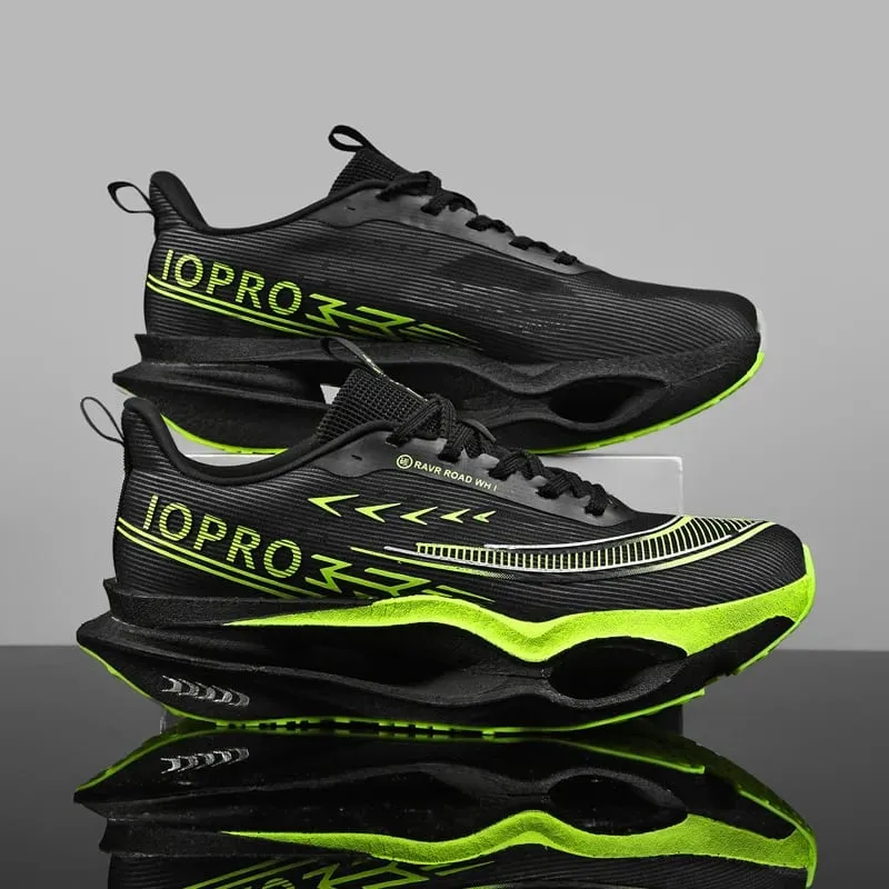 Marathon Men Running Shoes Carbon Board Speciality Sports Breathable Lightweight Women's Comfortable Tennis Athletic Sneakers — image 2