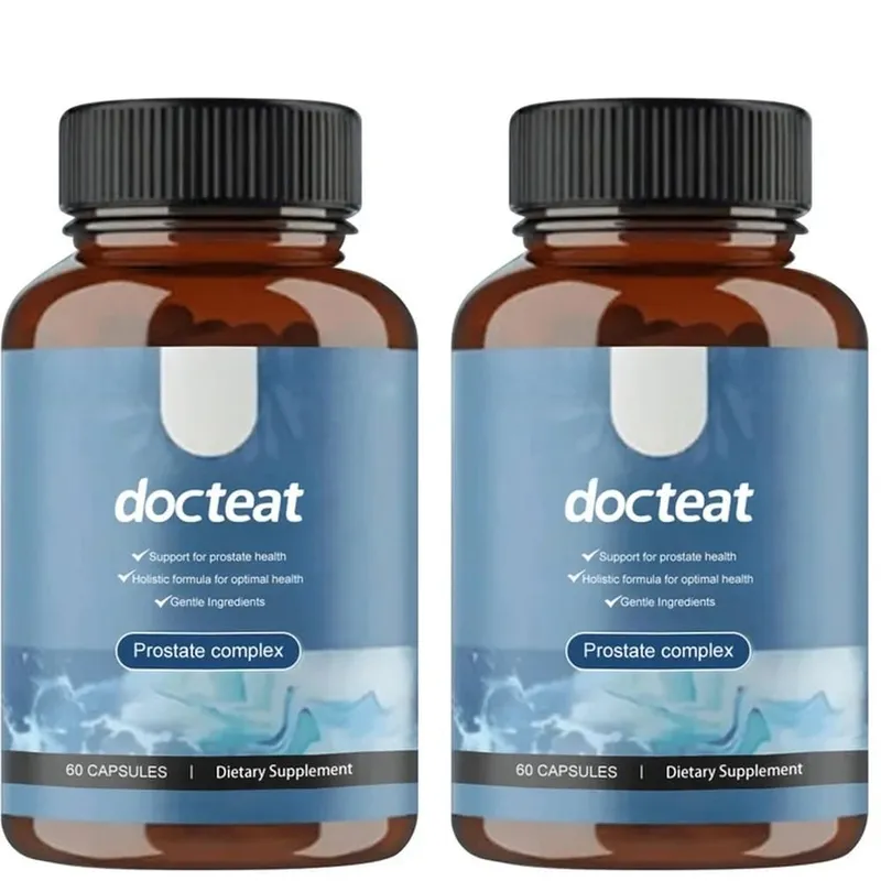 Docteat Prostate Complex Capsules Supports Prostate Health and Urinary Flow with Saw Palmetto Pumpkin Seed Extract 60 Capsules — image 8