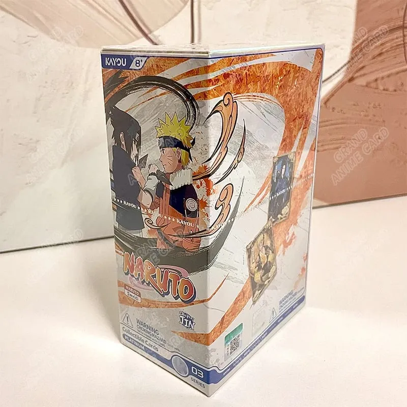 Genuine Naruto T4W8 JIN1 JIN2 SEA English Version Global Version Booster Box Anime TCG Rare CR Ninja World Collection Card