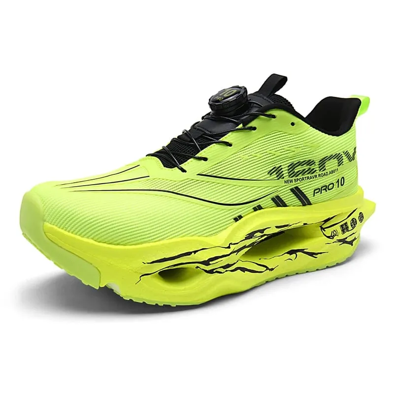 Carbon Plate Racing Running Shoes Non-Slip Men Ultra Light Elastic Cushion Athletic Sneakers Speed Training Marathon Sport Shoes