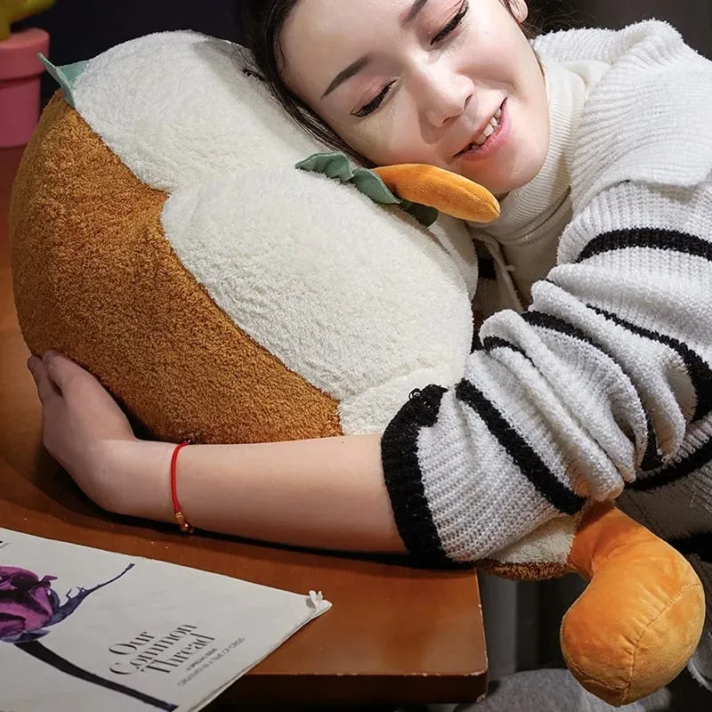 70 cm Croissant Polštář bederní opěrky Roztomilý Kapybara Mrkvový Toast Měkká vycpaná plyšová hračka Pohovka Polštář Židle Opěradlo Polštář Přívěsek Dárek