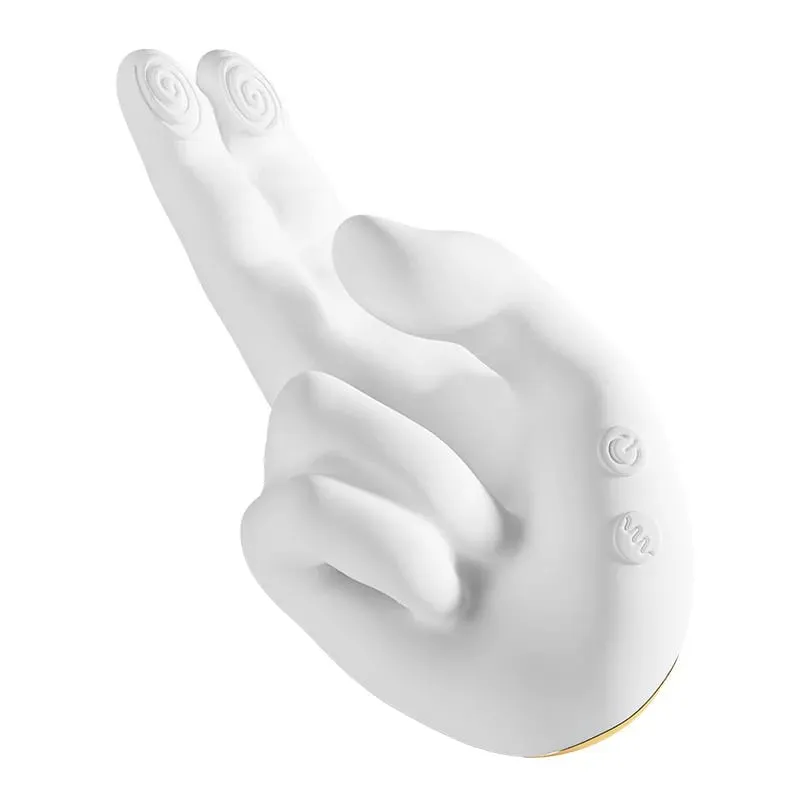 G-spot Vibrator Vagina Massager Wholesale Realistic Finger Flapping Clit Stimulator Heating Flexible Hands Sex Toy for Women 18+