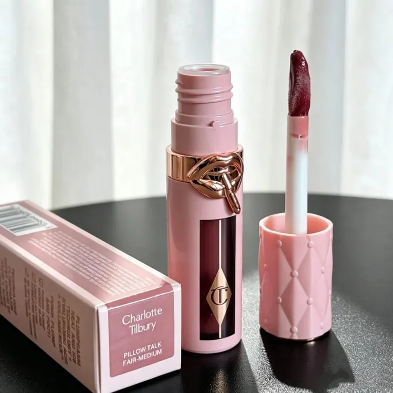 CT Dễ dàng sử dụng 4 màu 9 màu Bảng phấn mắt Charlotte Tilbury Son dưỡng môi Gối Talk Big Lip Plumpgasm Lip Blush Quà tặng trang điểm