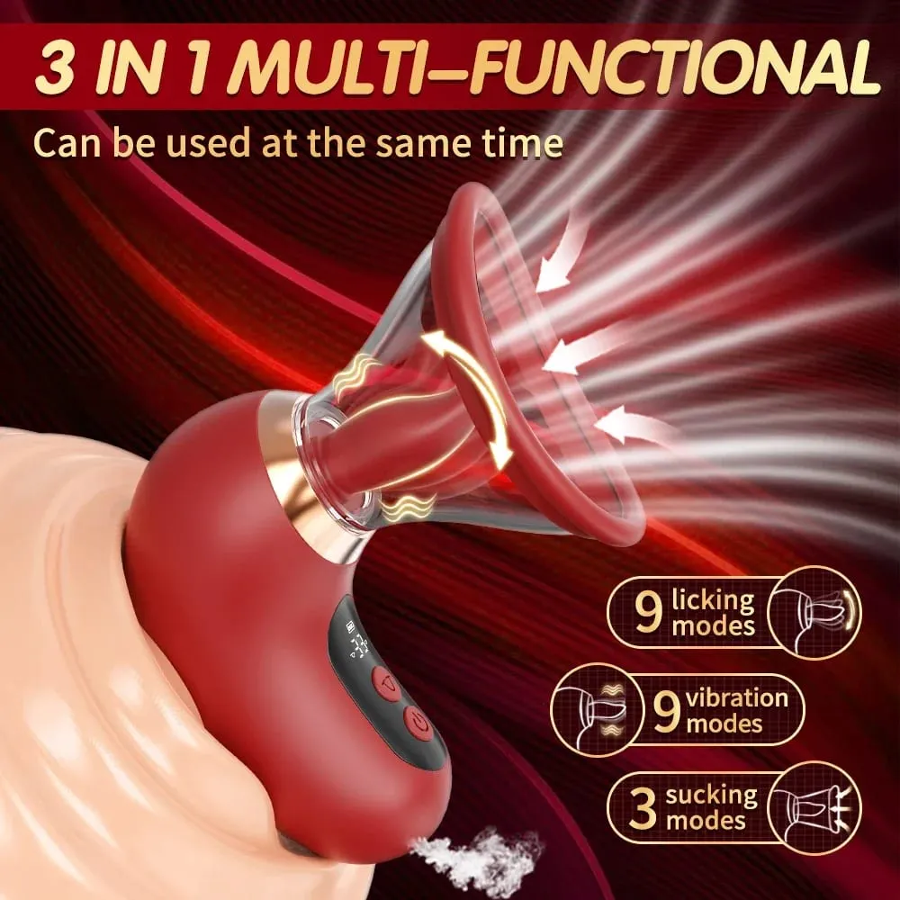 APP Control Clitoral Sucker Vibrator Tongue Licking Nipple Vagina Massager Clit Stimulator Female Masturbation Sex Toy for Women