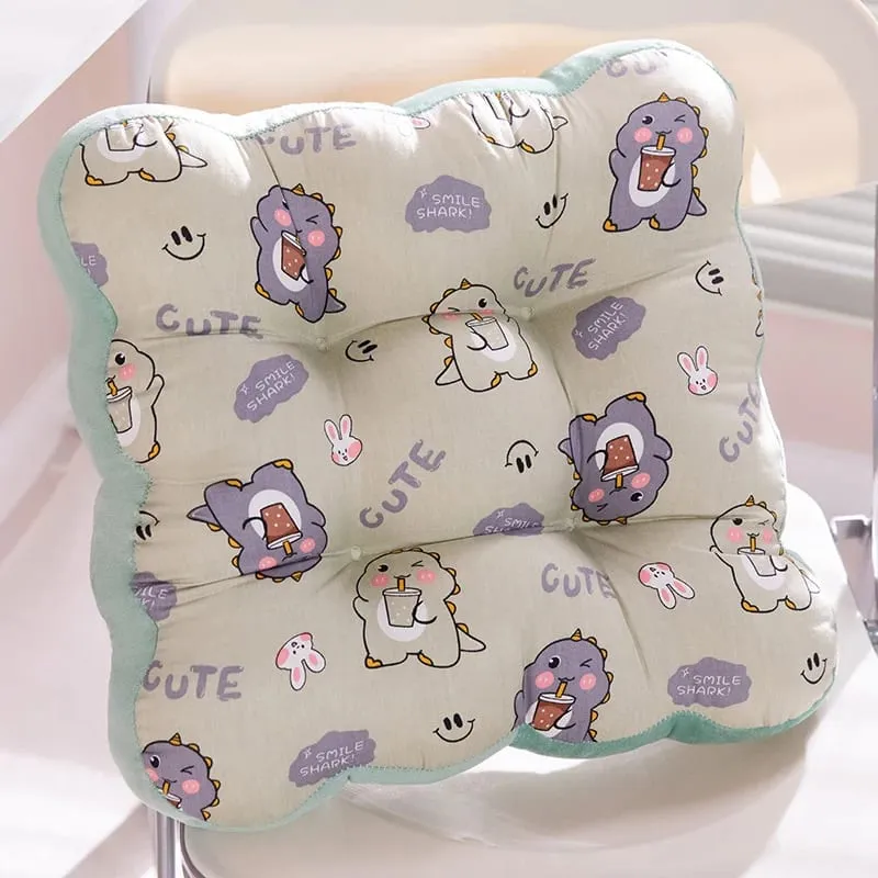 40cm Animal Paradise Car Cute Dinosaur Bear Panda Cushion Cartoon Stuffed Plushies Throw Pillow Car Chair Seat Mats Home Gifts