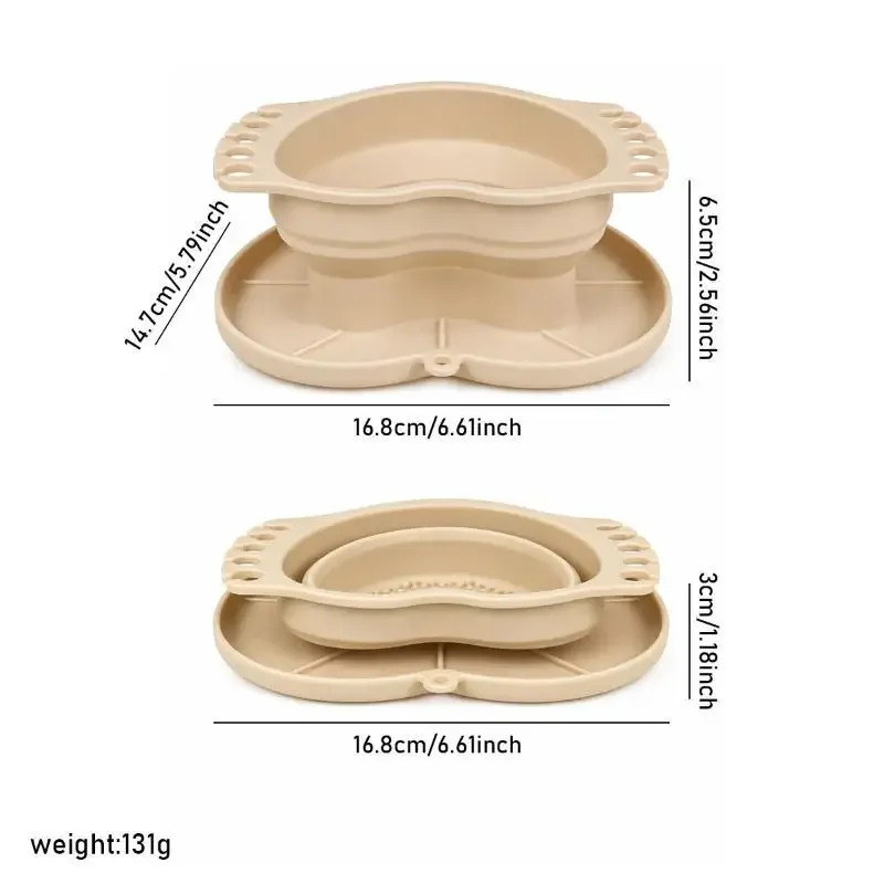 Seau de lavage pliable en Silicone, sans BPA, facile à nettoyer, pour pinceaux, pinceaux de maquillage, usage artistique en voyage à domicile
