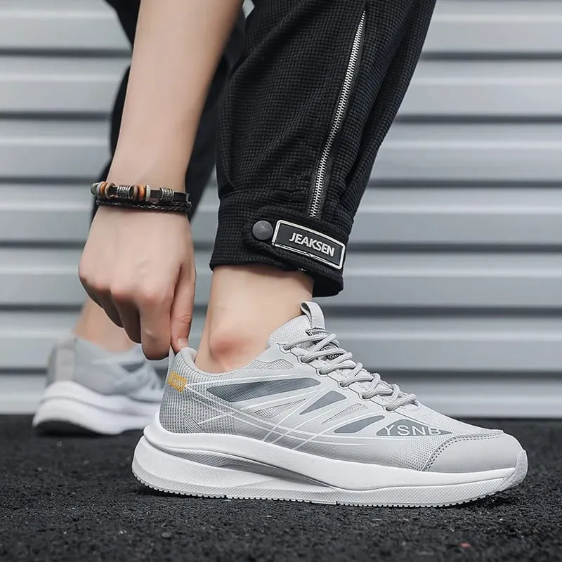 Men Minimalist Mesh Casual Sneakers Flexible Outsole Shock Absorb Footbed Short Distance Outdoor Footwear — image 6