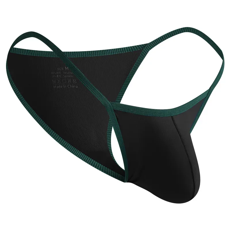 Men's Underwear Low-waist Ice Silk Briefs Breathable Soft Panties — image 18