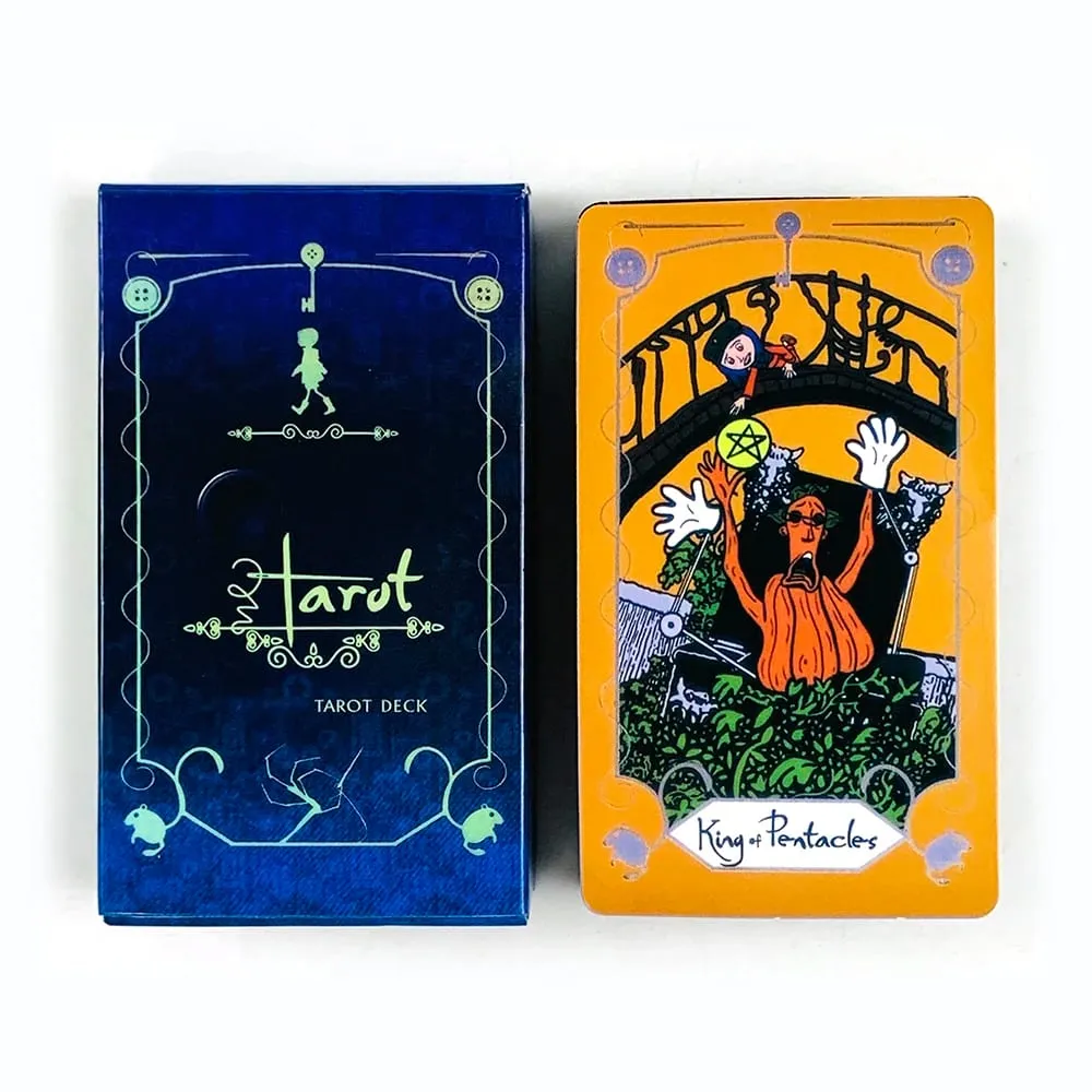 New Tarot Cards A 78 Pcs Tarot Deck The Key That Opens The Door To The Coraline World Great For Meditation & Party Games — image 1