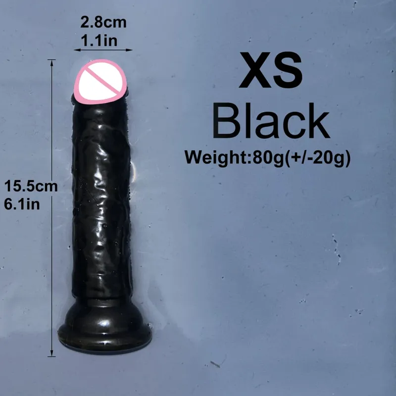 Cheap 5 Colors Small Transparent Dildo Suction Cup Jelly Dick Women Erotic Anal Sex Toys Soft Clitori Vaginal Masturbators Penis