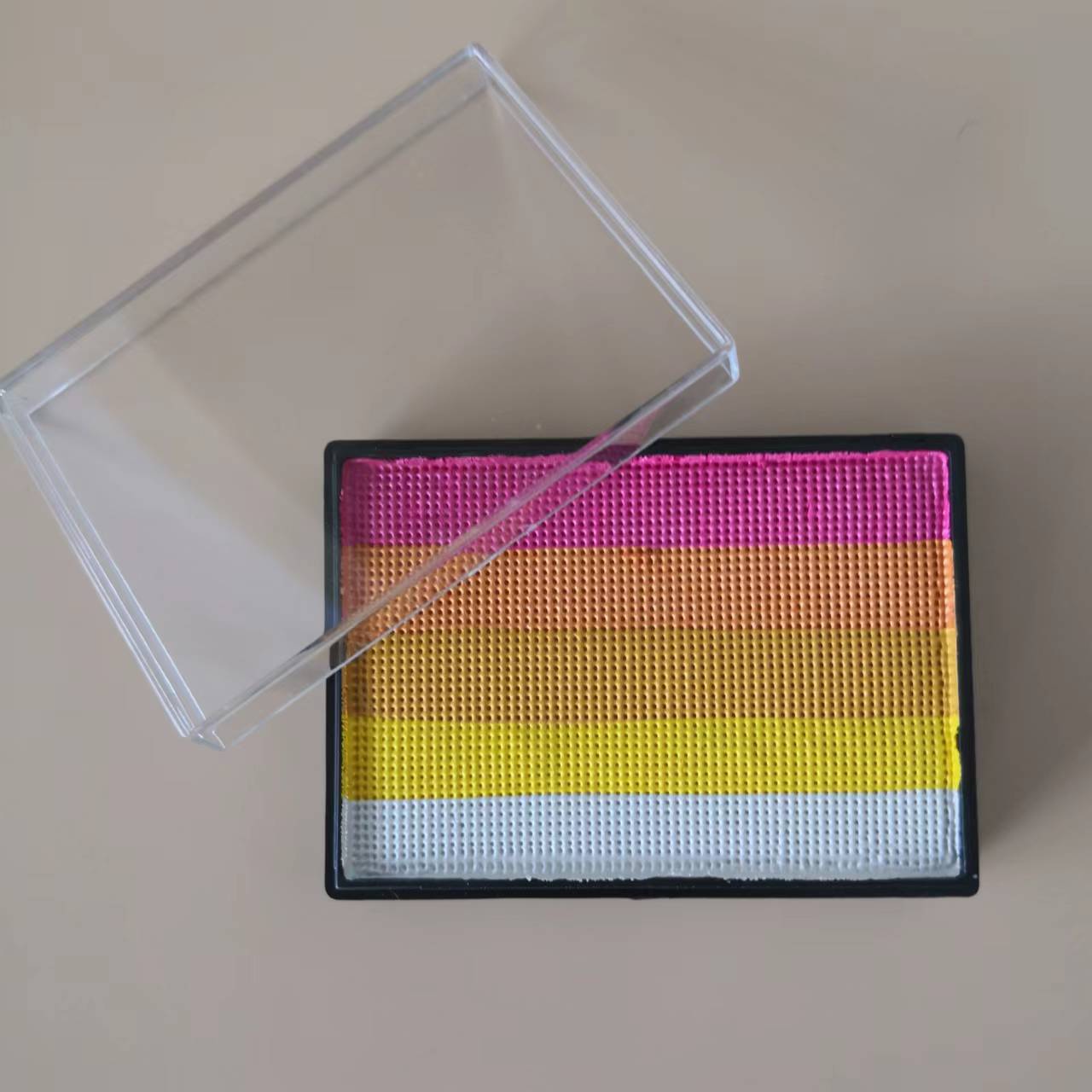 50g Cat Badan Wajah Kek Split Rainbow Water Based Eyeliner Bekalan Boleh Basuh Tanpa Toksik — image 20