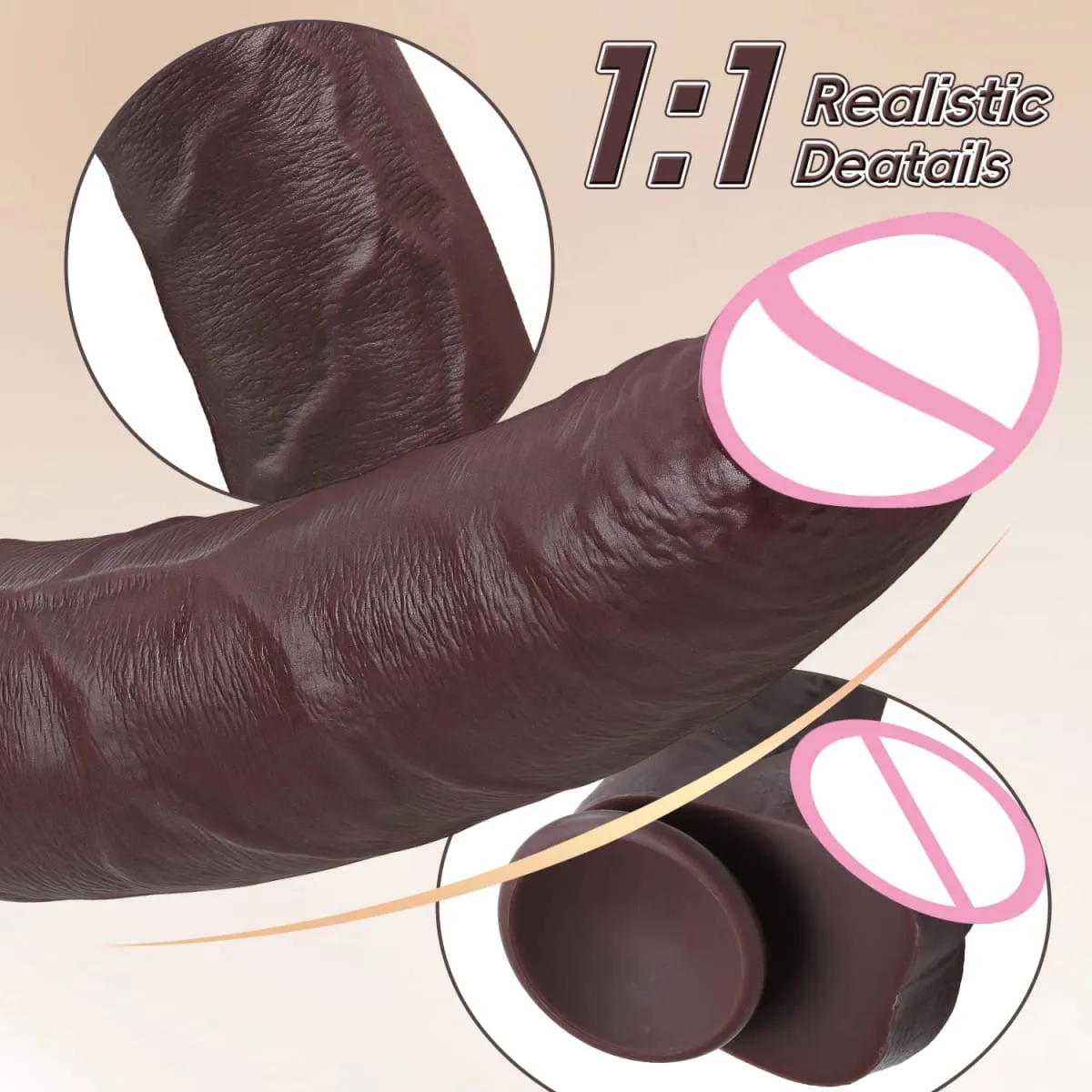 Oversized Reality Dilda Super dlouhá anální zátka Silikonová Pro jednotlivce Masturbátory Pro muže Ženy Gay Dildo Sextoys Sex Shop 18+ — image 2