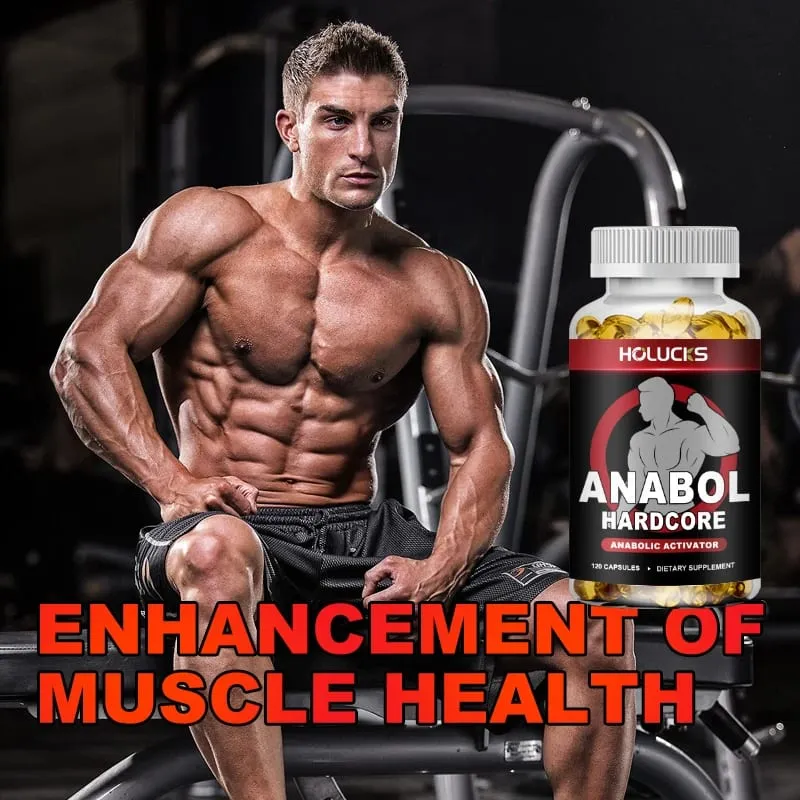 Anabol Hardcore Supplement Muscle Growth for Men To Build Lean Dense High Performance Enhancing Support Overall Health