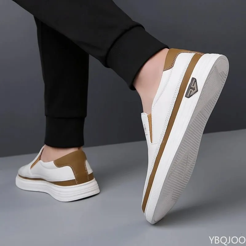 Spring Autumn New Fashionable Men's Shoes Elegant minimalist Casual Comfortable height increasing Men's Shoes