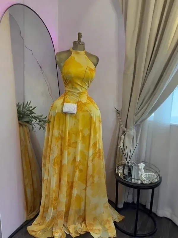 2025 Fall Women O-neck Sleeveless Print Mermaid Maxi Dress Evening Birthday Beach Sexy Night Party Long Dresses