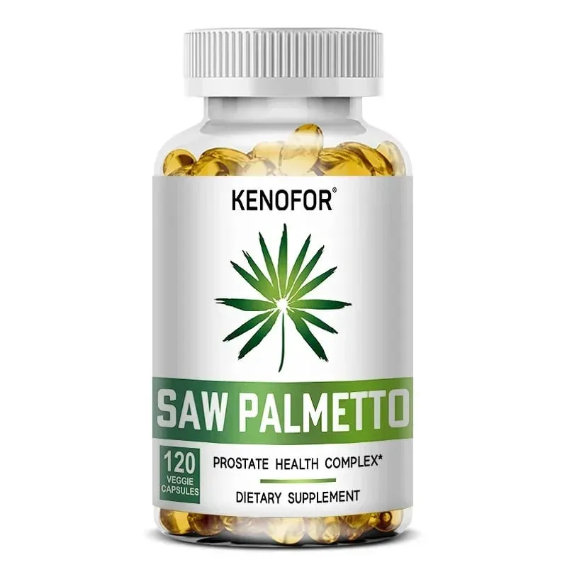 Saw Palmetto Extract Capsules Prostate Health Supplement Hair Growth for Mens Help Normal Urination Frequency