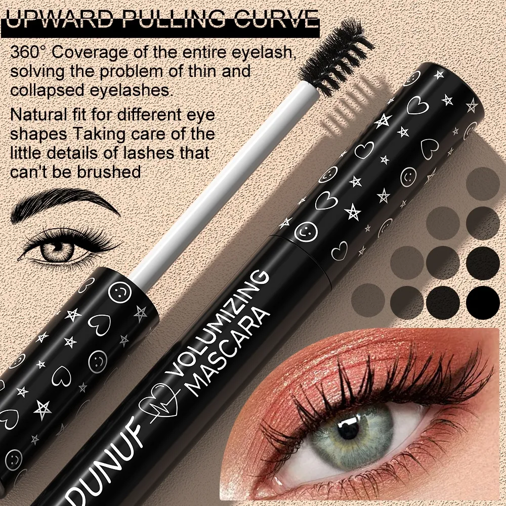 Colorful Eyelash Mascara 5D Silk Fiber Volume Curling Lengthening EyeLashes Extension Purple Blue White Waterproof Eye Makeup