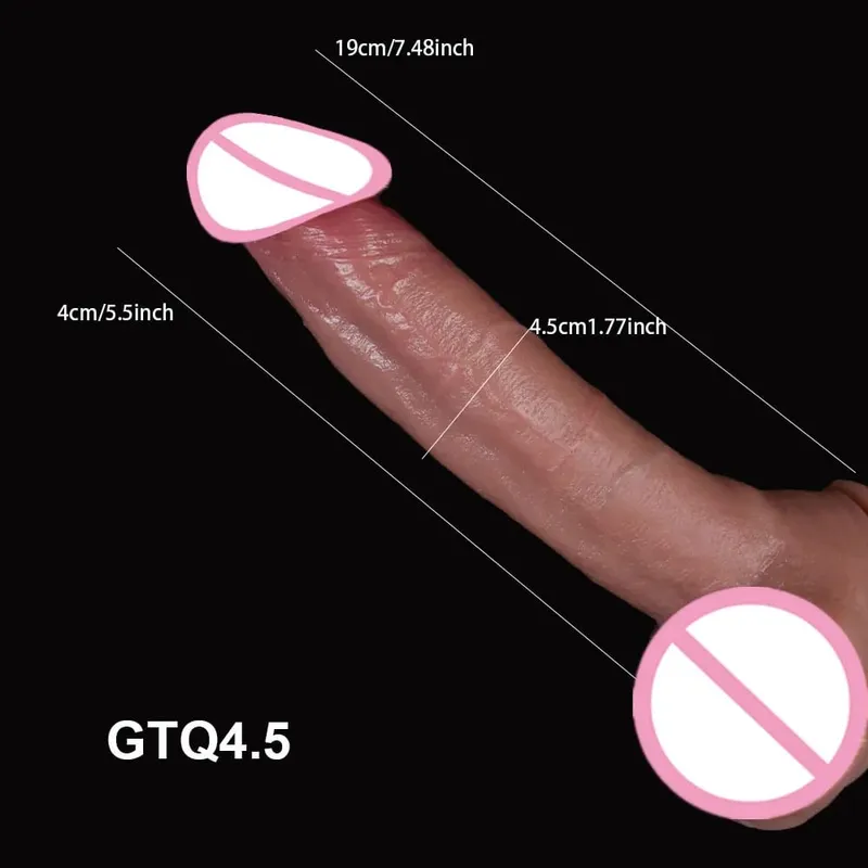 Ruddy Glans Ereksi Dildo Kulit Lembut Penis Besar dengan Harga Murah Wanita Masturbasi Dewasa Strapon Suction Cup Anal Mainan Seks untuk Wanita Pijat