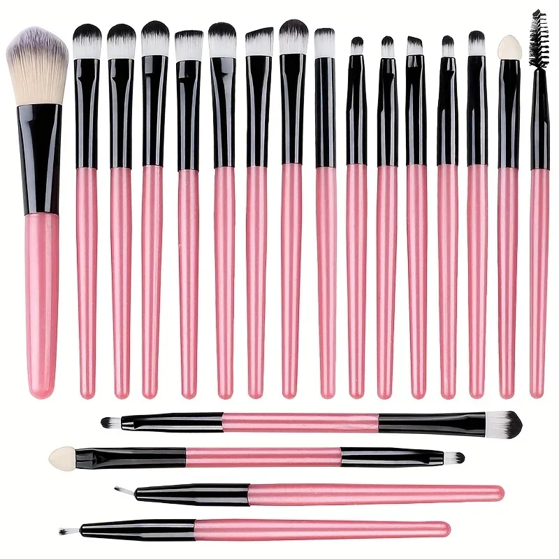 20pcs Eye Makeup Brush Set Portable Soft Makeup Brushes Beauty Tools Foundation Eyeshadow Eyeliner Brush Multi-function Beginner — image 11