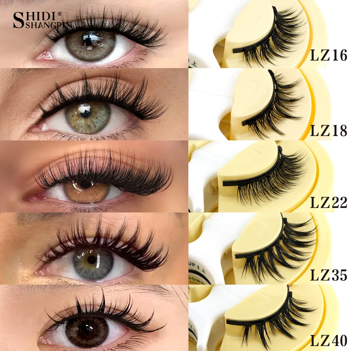 Magnetic Eyelashes No Glue Needed Reusable Natural Look 3D Faux Mink Lashes Easy Apply Magnetic Lashes Set for Eye Makeup Tool — image 2