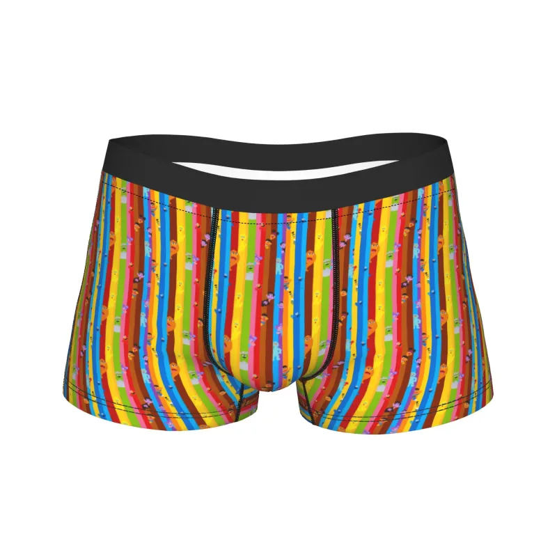 S-Sesames Streets Tango Elmo & Grover 속옷 남자 반바지 팬티 Funny Boxershorts 품질 세관 특대 팬티 — image 27