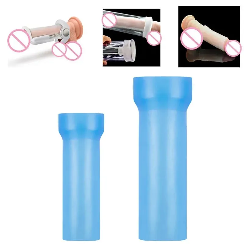 S/M/L Silicone Glans Protector Cap Sex Toys Genital Sleeve Dick Enlargement Extender Stretcher Sleeves For Penis Adult Supplies — image 1