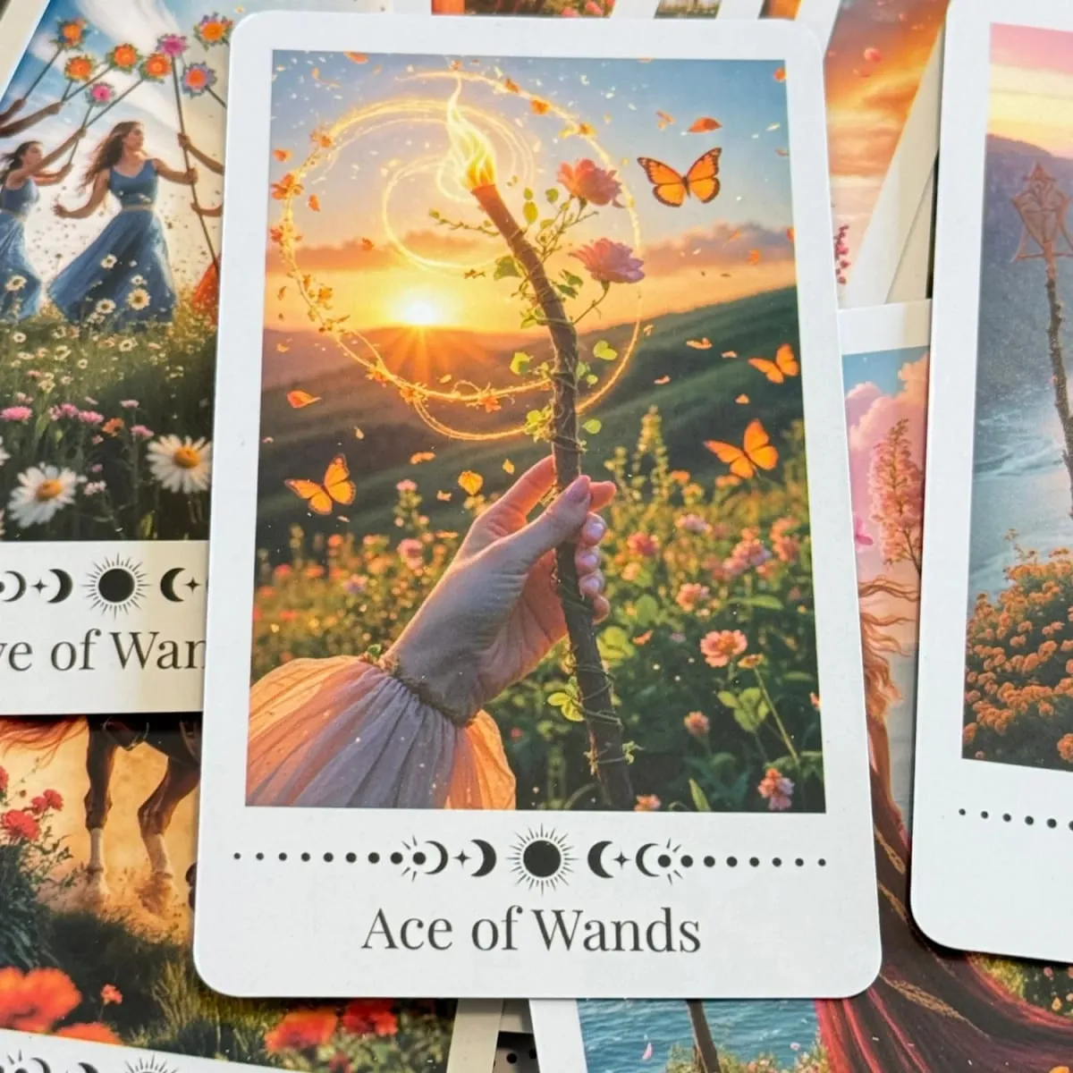 12*7cm Inner Rose Tarot Deck in Metal Box 350GSM with Paper Instruction Manual Self Growth Meditation Board Games