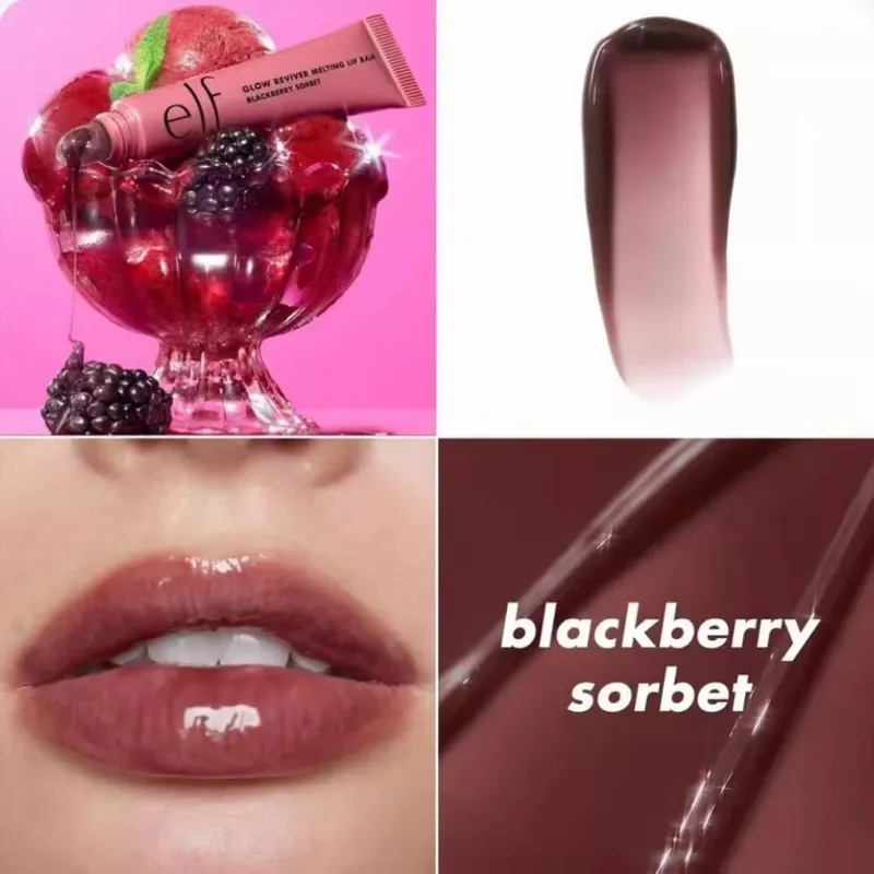 ELF Lip Gloss Natural Shine&Blush Υγρό Αδιάβροχο και Ανθεκτικό στον Ιδρώτα Εύκολα μουτζουρωμένο Ελαφρύ και μακράς διαρκείας μακιγιάζ — image 17