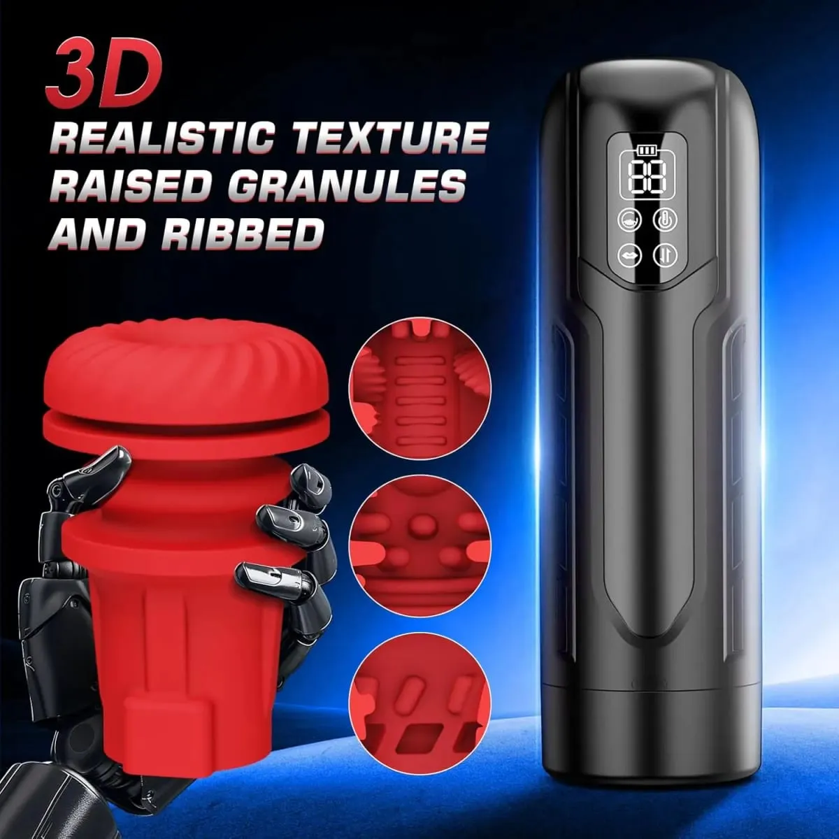9Mode Sucking Thrusting Vibrator Male Masturbator Automatic Heating Sex Machine Pocket Pussy Dildo Adult Sex Toys for Men — image 6