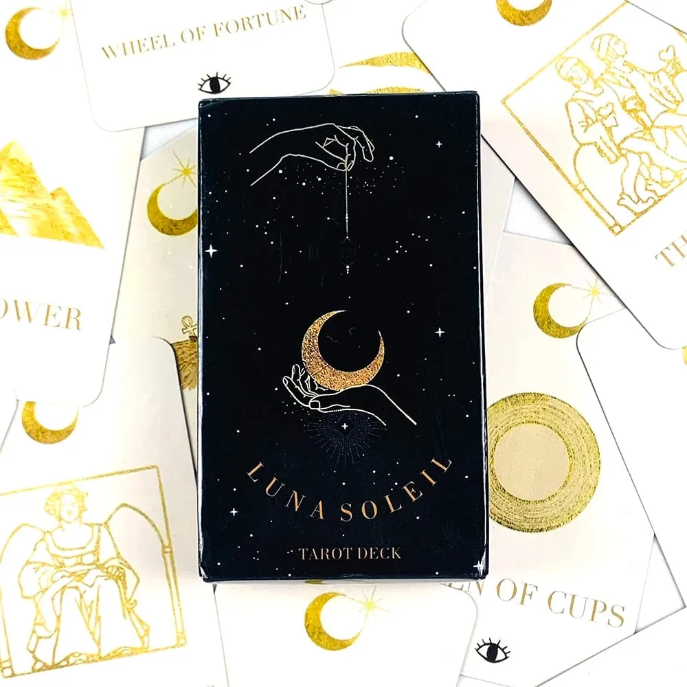 Luna Soleil Tarot Deck Starry Dreams Celestial Astrology Witchy Cards Great For Divination Meditation & Party Games — image 3