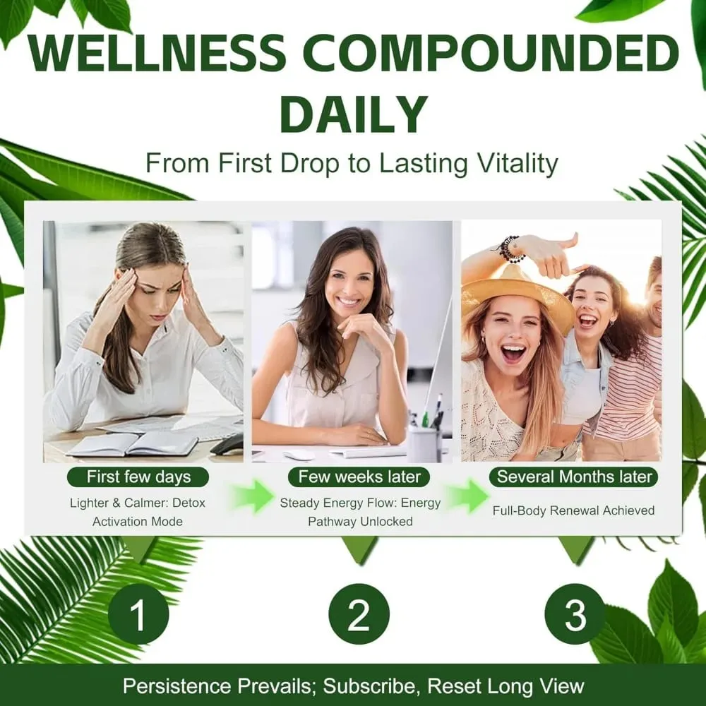 Soursop Liquid Drops Herbal Extract Plant Based Supplement with Soursop Fruit and Leaf Blend Daily Wellness Formula Vegan