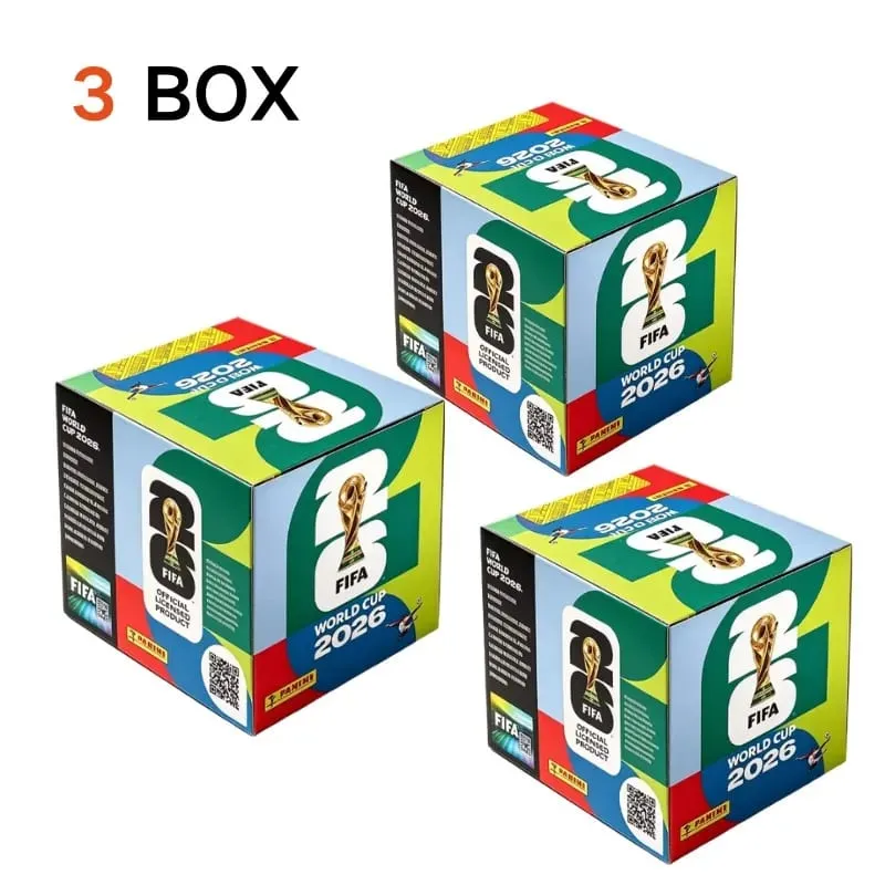 2026 FIFA World Cup Authorized Sticker Box & Album Bundle Must-Have Football Memorabilia Gift for Hobbyists