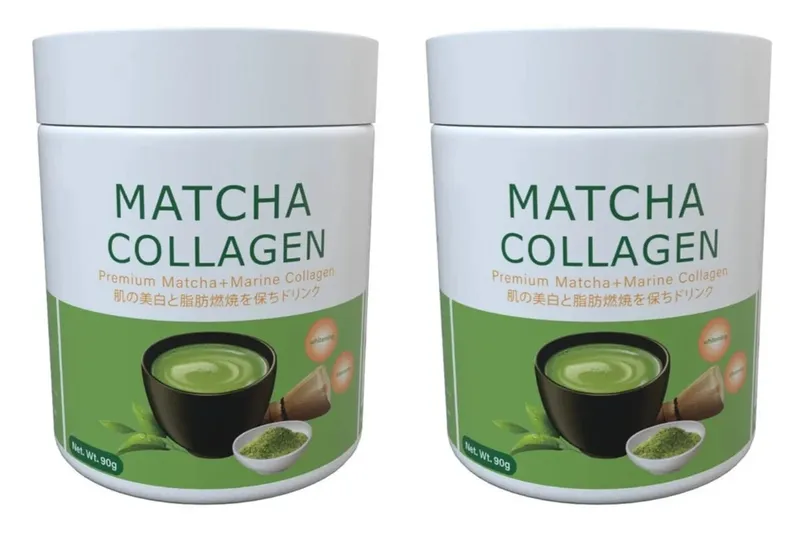 Matcha Collagen Powder Premium Matcha Marine Collagen L-Glutathione For Skin Hair & Joint Wellness Support Formula Adult 90g — image 10