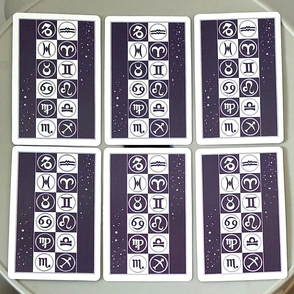36 Pcs Classic Oracle Cards with Multilingual Meanings & Zodiac Constellation Backs