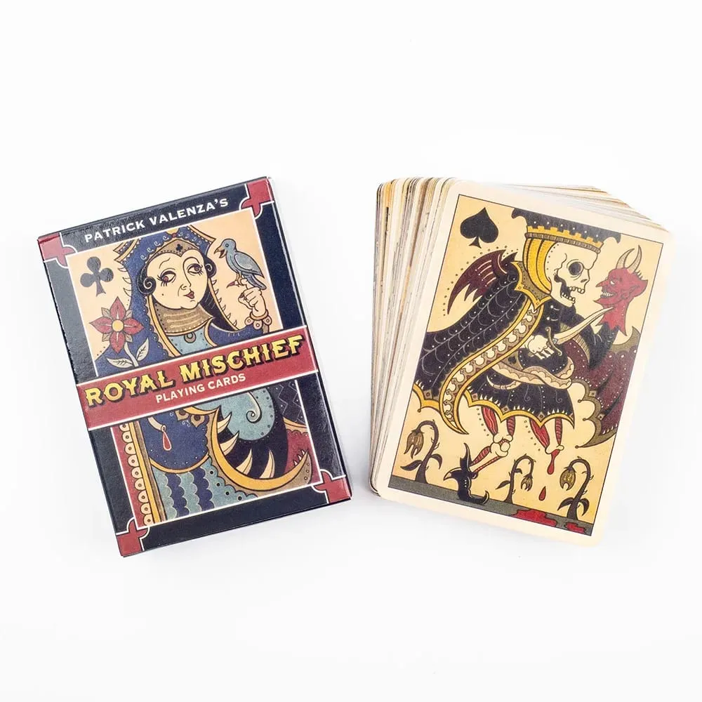 Royal Mischief Playing Cards 54Pcs Tabletop Cards Of Group Games For Parties Precognition & Divinatio Oracle Set 6.3*8.9cm