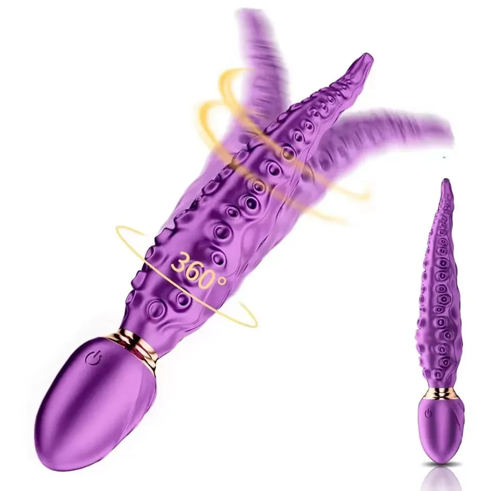 Rotation Artificial Vibrator Women G-Spot Vagina Masseger Erotic Clitoris Stimulator Nipple Clitoral Dildo Adult Sex Toy 18+ — image 1
