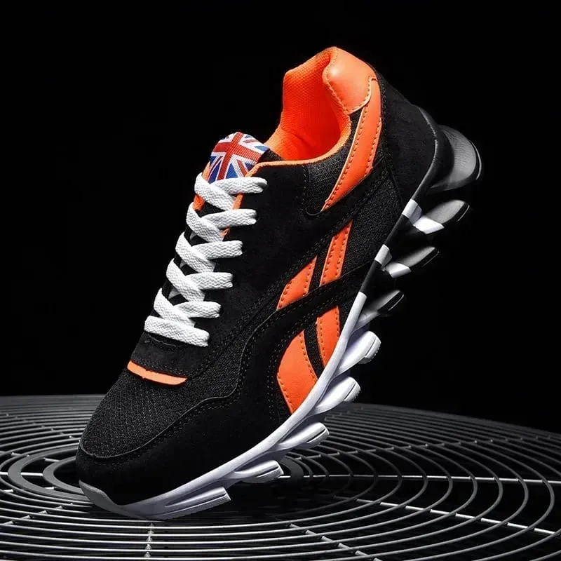 Brand Trend Size 38-48 Men's Wear-resistant Cushioning Thick-soled Fitness Sneakers Outdoor Breathable Running Shoes for Men — image 11