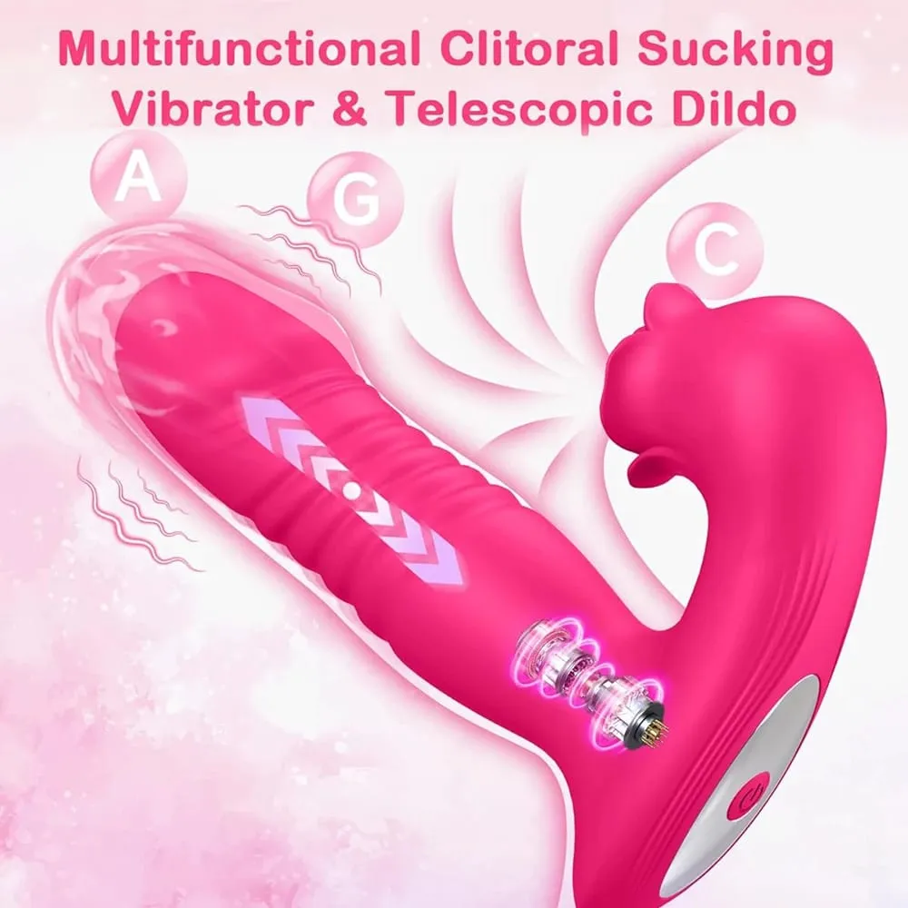 APP Control Thrust Vibrator Strong Sucking Female Wearable G-spot Clitoris Stimulator Female Clitoris Masturbator Dildo Sex Toys