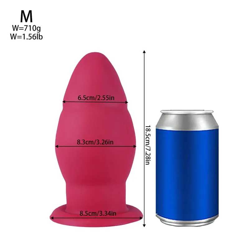 Big Silicone Anal Plug Oversize Dragon Egg Anal Expansion Butt Plug Masturbator Male and Female Erotic Sex Toys — image 9