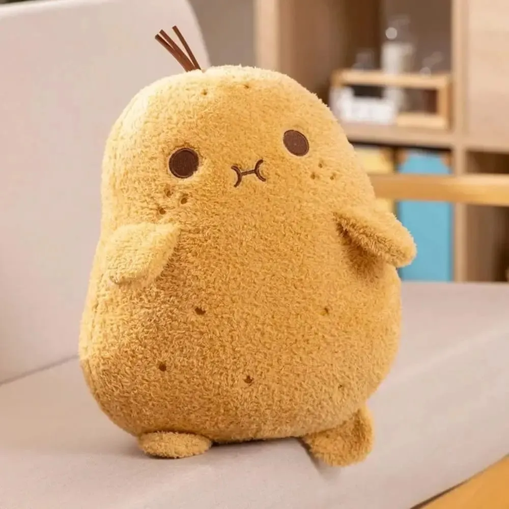 PP Cotton Small Potato Plush Doll Fluffy Plush Stuffed Funny Food Plush Doll Soft Ins Plant Spud Throw Pillow Kid Girl Boy