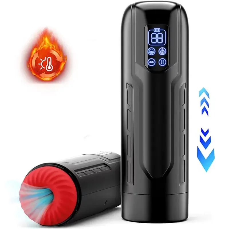 9Mode Sucking Thrusting Vibrator Male Masturbator Automatic Heating Sex Machine Pocket Pussy Dildo Adult Sex Toys for Men — image 1
