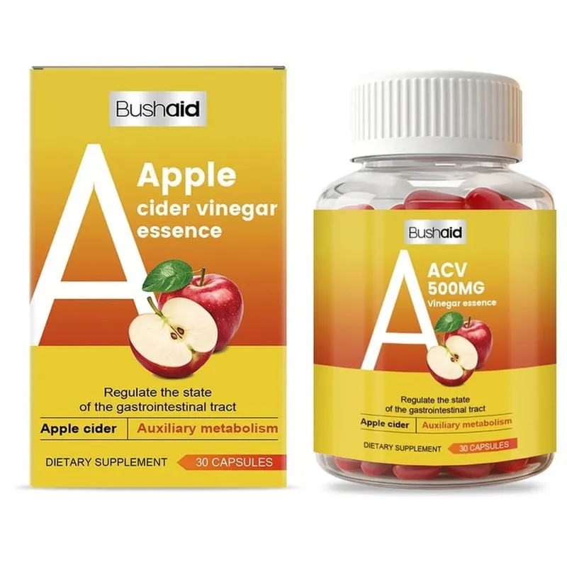30 Capsules Apple Cider Vinegar with L-Carnitine Energy Maintenance Green Tea Extract (85% Catechins) for Health Support