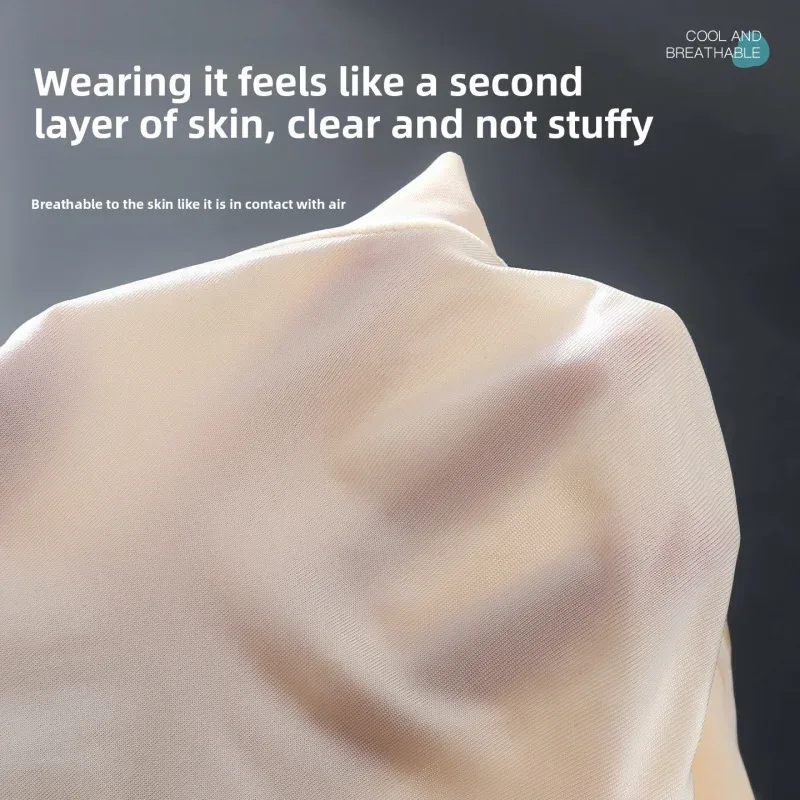 Men's Seamless Ice Silk Briefs 3D Contour Pouch Mid Waist Satin Smooth Scalloped Edge Ultra Thin Male Underwear — image 5