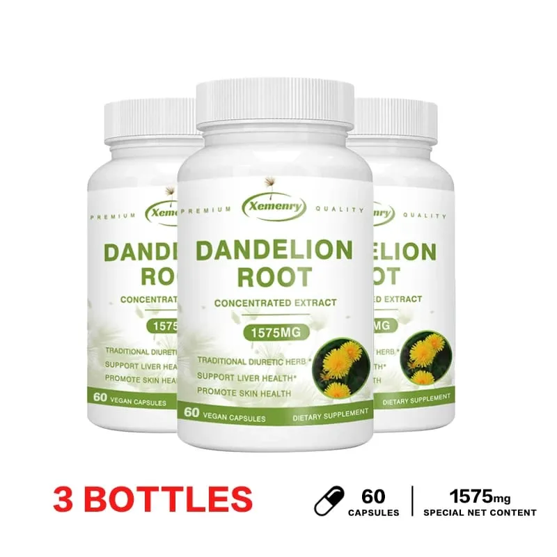 Dandelion Root Extract Capsules for Liver Detox Protection Liver Support Strong Immune System Normal Blood Pressure & Sugar — image 11