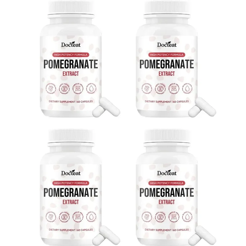 Docteat Pomegranate Fruit Extract Capsules Ellagitannin Antioxidant Defense Immune Support and Oxidative Balance 60 Capsules — image 10