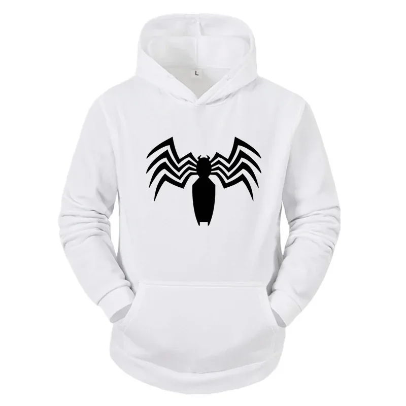 2026 Autumn and Winter New Men's Hoodie Street Fashion Spider Print Sportswear Women's Fleece Casual Fun Hoodie Men's Wear — image 14