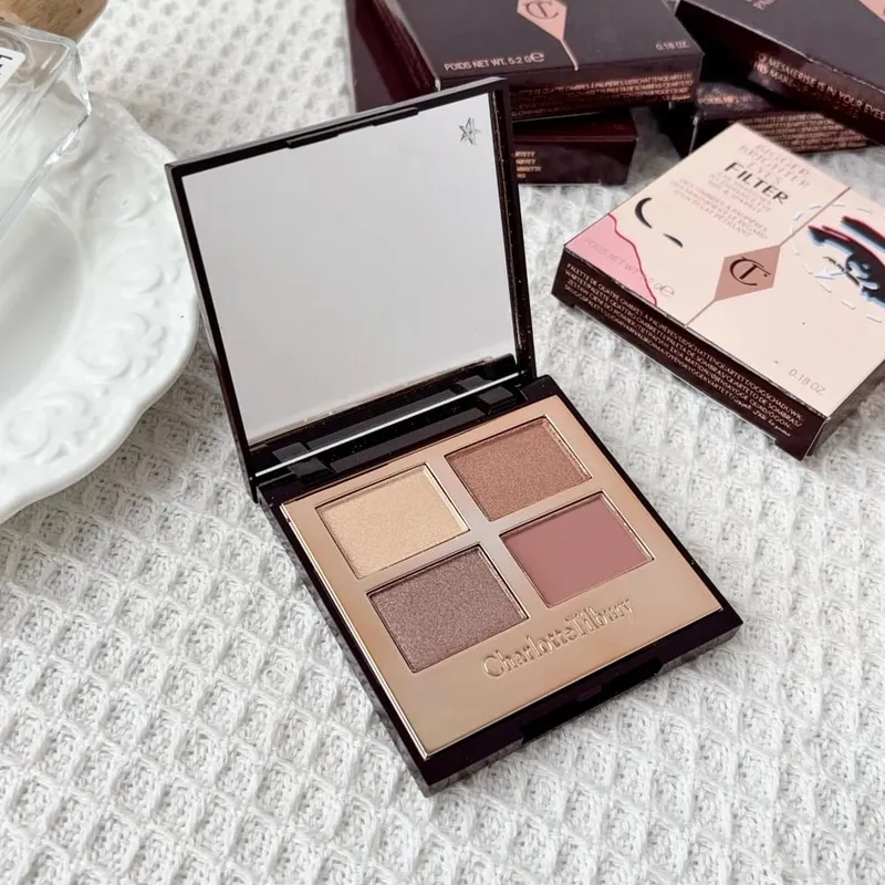 CT Dễ dàng sử dụng 4 màu 9 màu Bảng phấn mắt Charlotte Tilbury Son dưỡng môi Gối Talk Big Lip Plumpgasm Lip Blush Quà tặng trang điểm