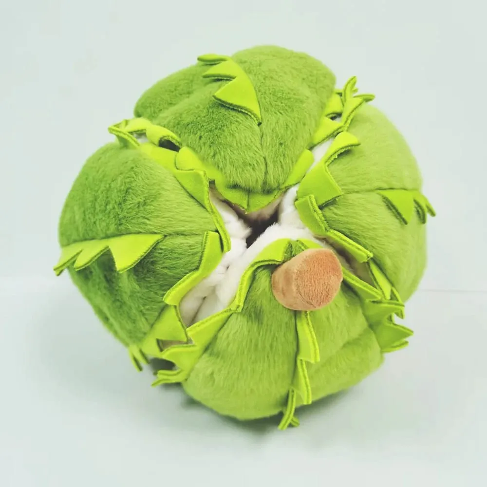 30cm Whole Durian Plush Toy Pillow Stuffed Doll Soft Cuddly Durian Shaped Cushion for Home Decor And Gifting