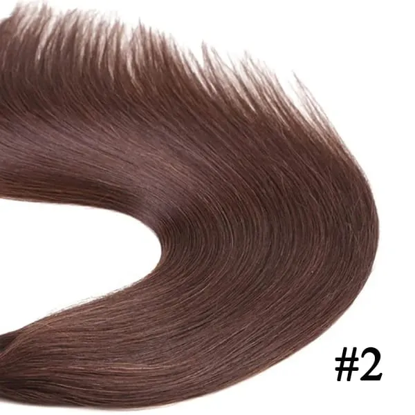 Nanoring Hair Extension Straight High Quality Real Human Hair Extensions for Women Micro Ring Link Hair Extensions Human Hair — image 10